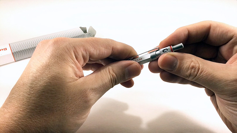 Rotring 600 Pencil Review - Lead Indicator